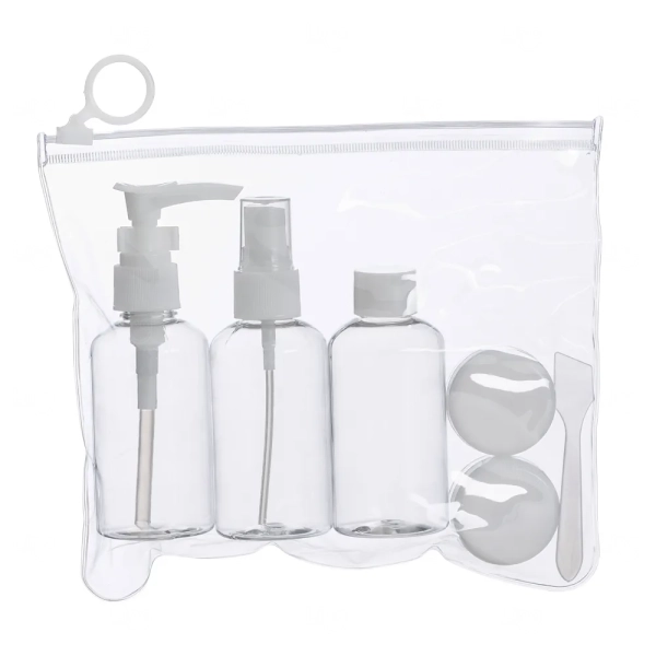 Kit Frascos para Viagem 6 Peças Personalizado 