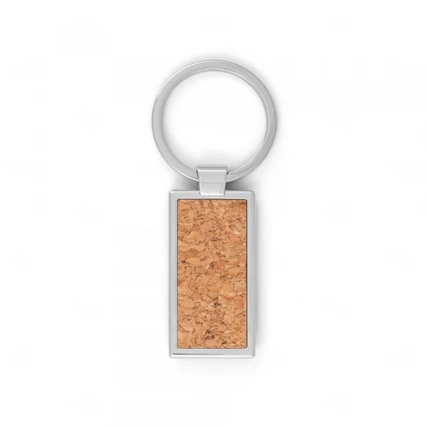 Chaveiro de Metal com Cortiça Personalizado 