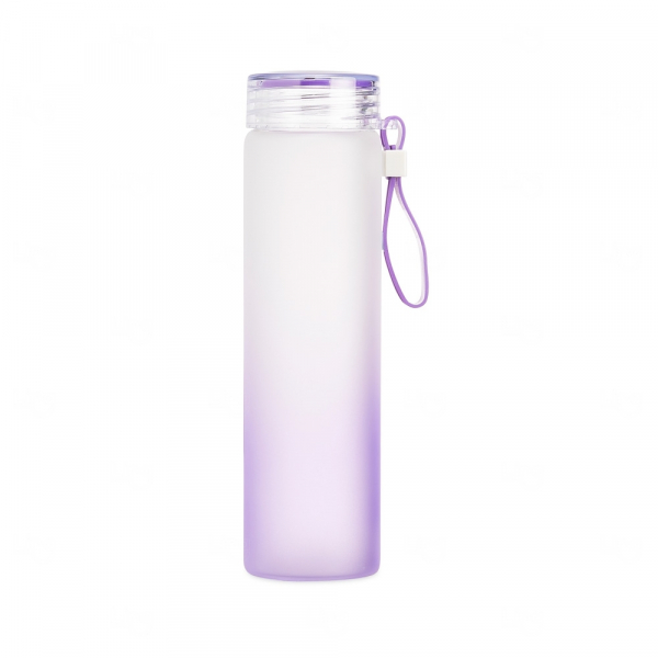 Garrafa de Vidro Jateada Personalizada - 450ml 