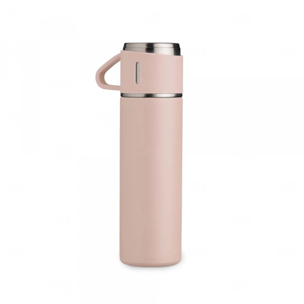 Kit Garrafa Térmica 450ml com Xícaras Personalizada 
