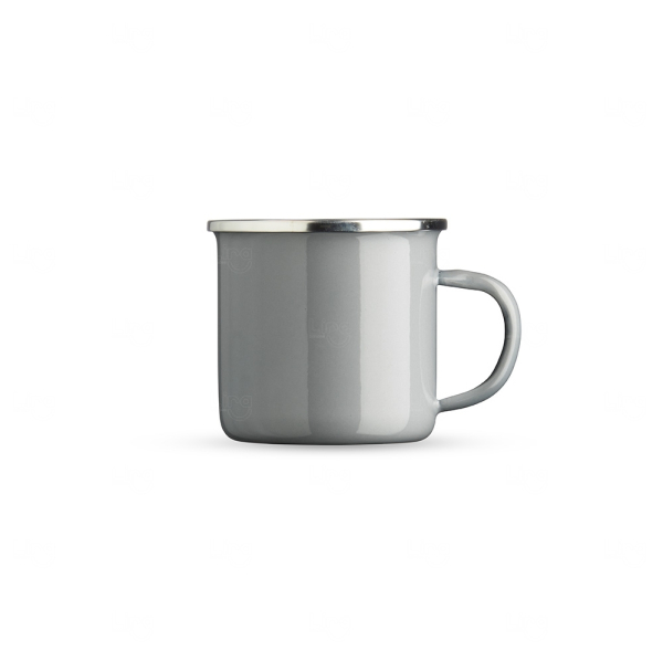 Caneca Inox Esmaltada 370ml Personalizada 