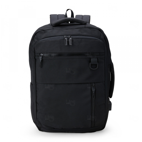 Mochila de Nylon 20L com USB Personalizada 