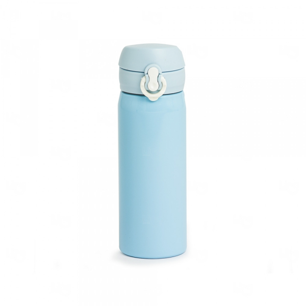 Garrafa Inox com Botão de Trava Personalizada - 500ml 