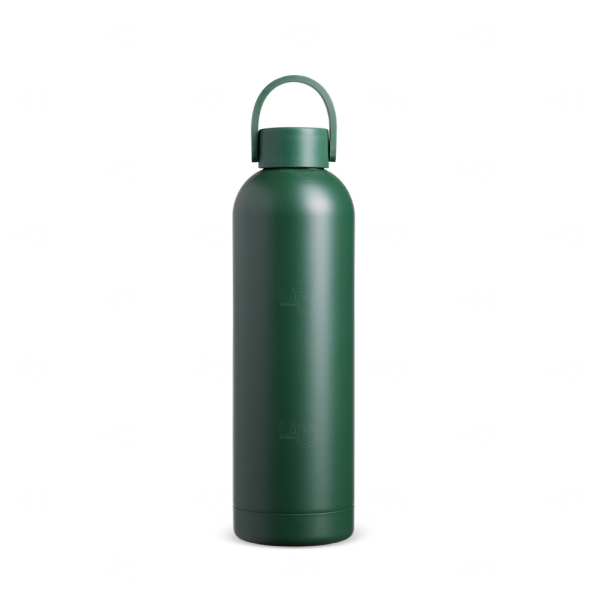 Garrafa Térmica Inox com Alça Emborrachada Personalizada - 750ml 