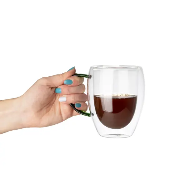Caneca de Vidro Borossilicato Personalizada 