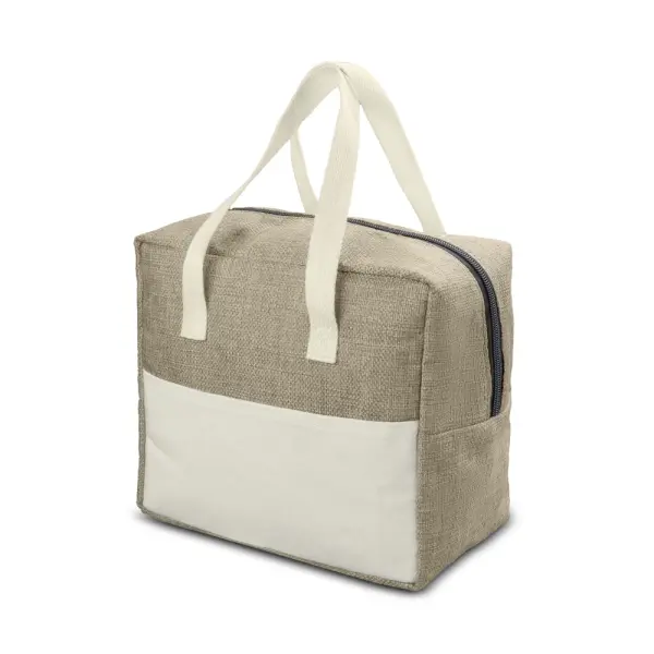 Bolsa Térmica em Linho e Lona Personalizada 