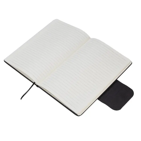 Kit Escritório em RPET Personalizado com caderno A5, garrafa térmica de 650ml e caneta em alumínio revestido em RPET 
