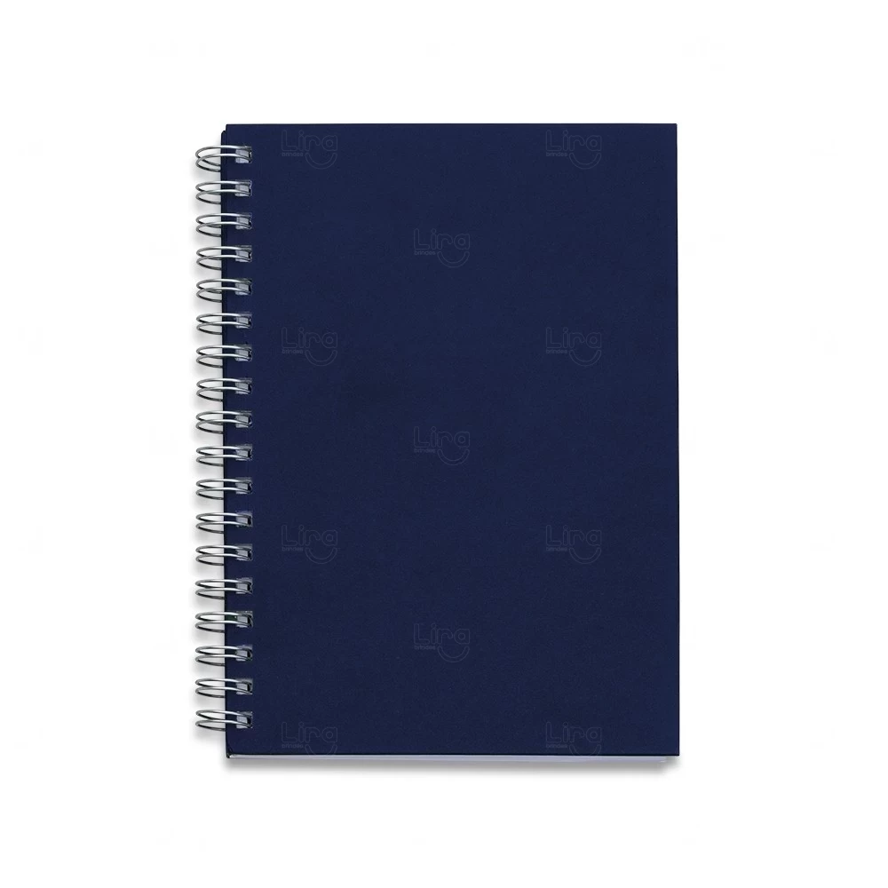 Caderno Capa Kraft Colorida Personalizado - 24,2 x 18 cm 