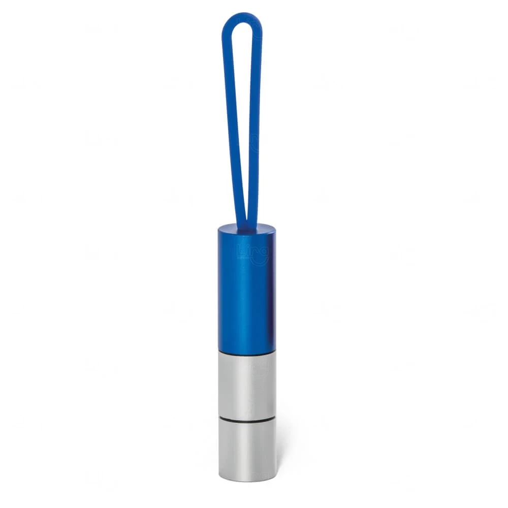 Chaveiro com Mini Lanterna e Porta-Comprimidos Personalizado 