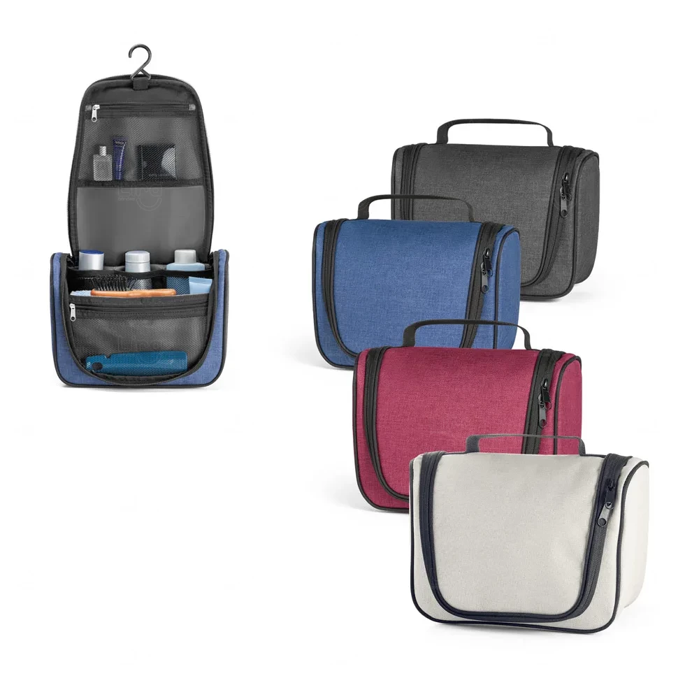 Nécessaire com Bolsos Internos e Gancho Personalizada 