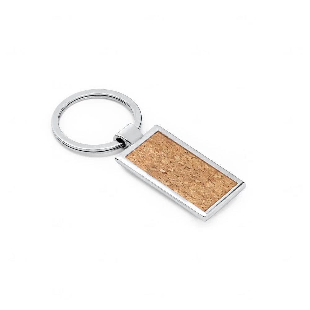 Chaveiro de Metal com Cortiça Personalizado 