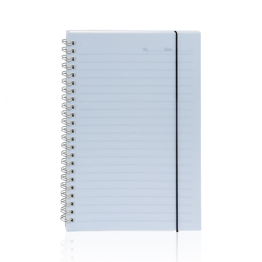 Caderno Personalizado A5 com Capa Plástica - 21 x 15 cm Azul
