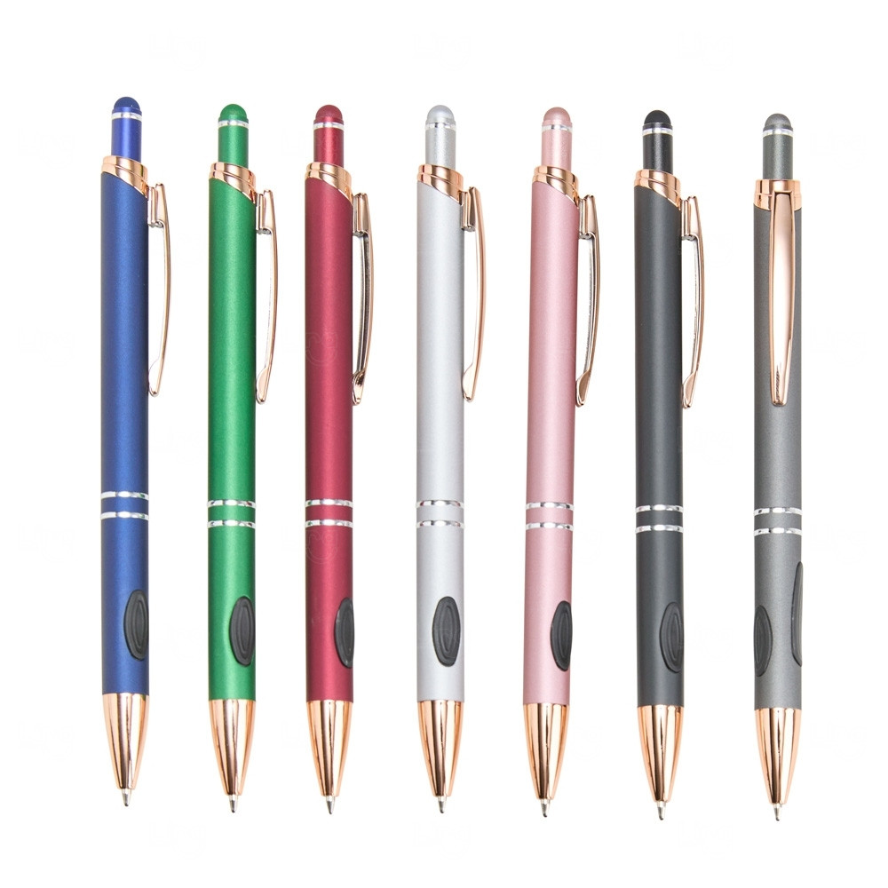 Caneta Metálica com Ponteira Touch Personalizada 