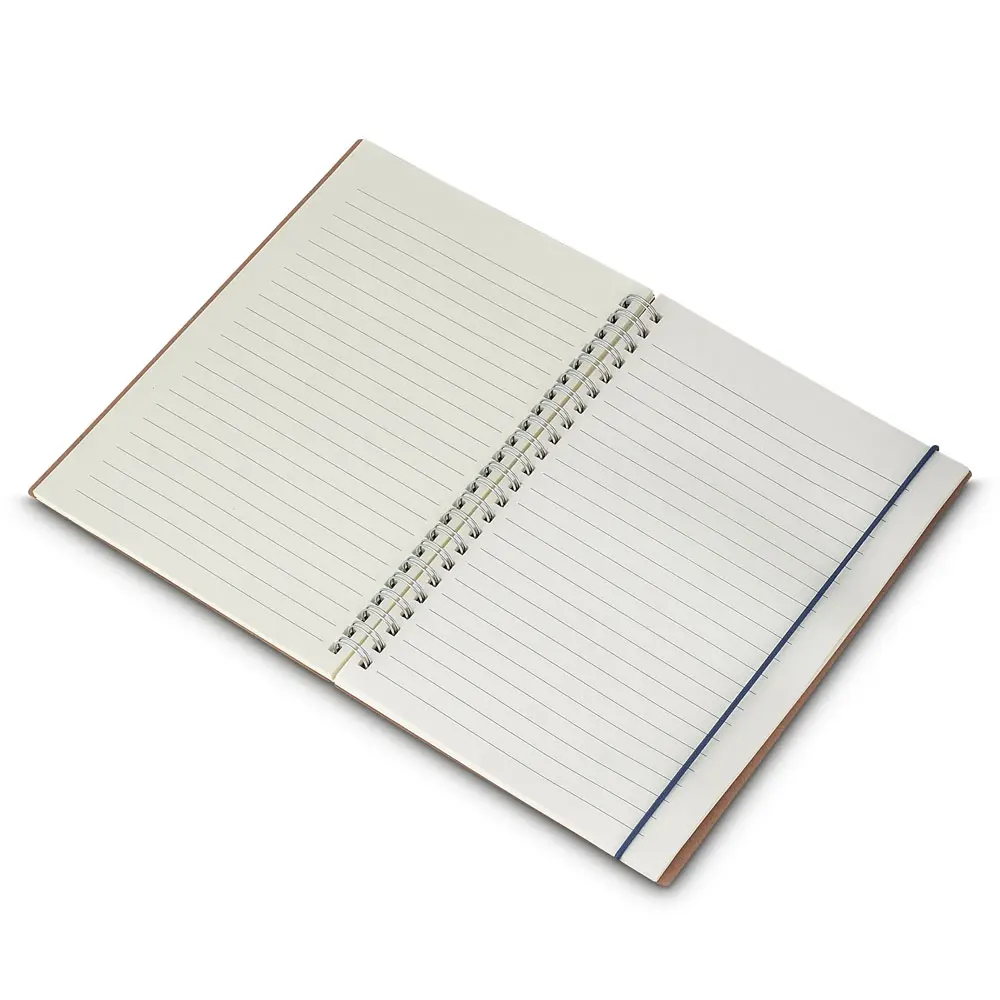 Caderno A5 Capa em Papel Reciclado Personalizado 