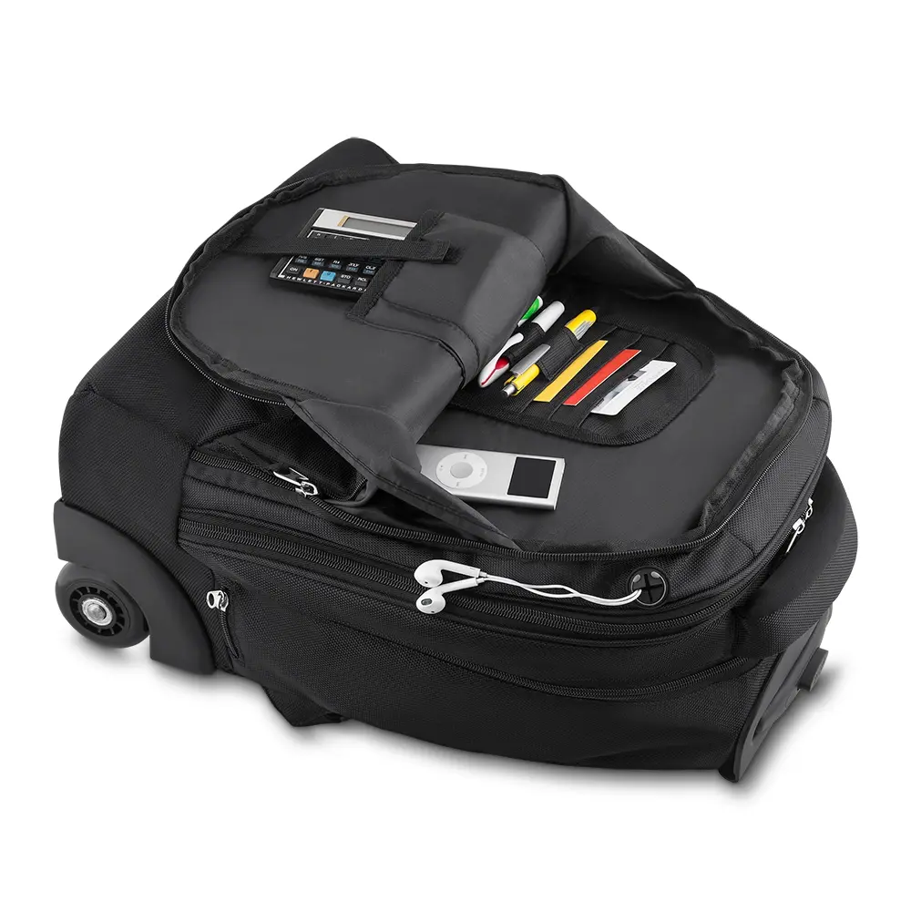 Mochila com Rodinhas em Poliéster 1680D Personalizada 